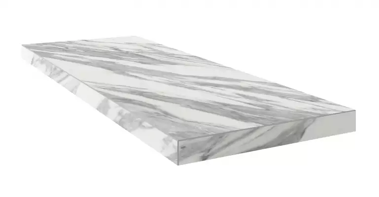 620070001951 Уффици Уайт Ступень 90 Угловая Левая 33x90